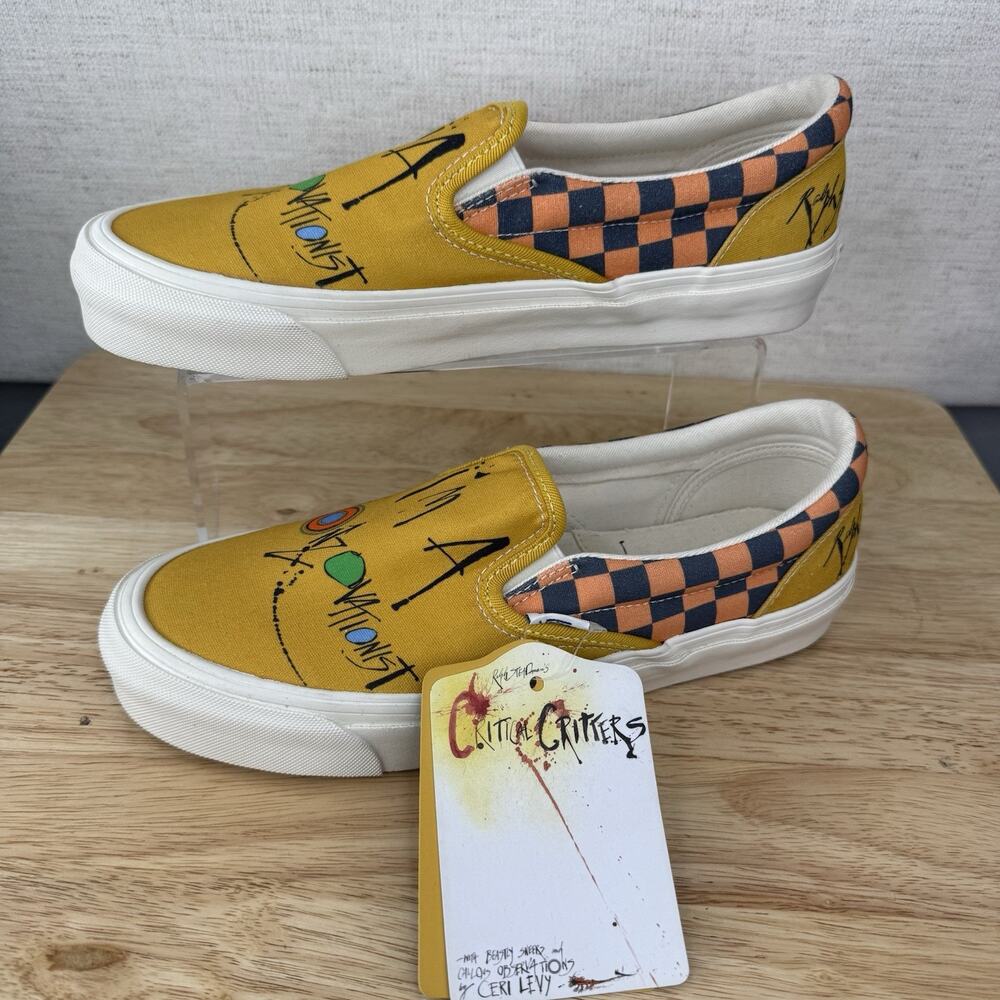 Vans Ralph Steadman X Classic Slip-on Gonzovationist Size 8.5 VN0A45JKVQO NEW
